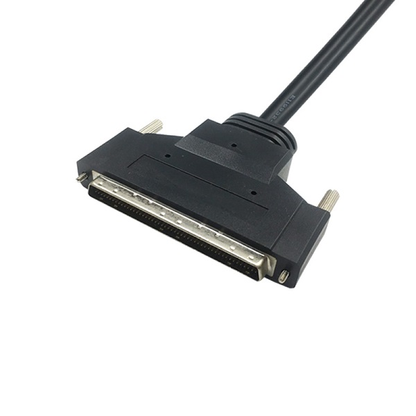 SCSI-II 100Pin Cable PVC Molding Screw Type