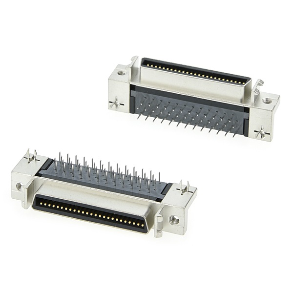 SCSI 50Pin Female Connector Right Angle
