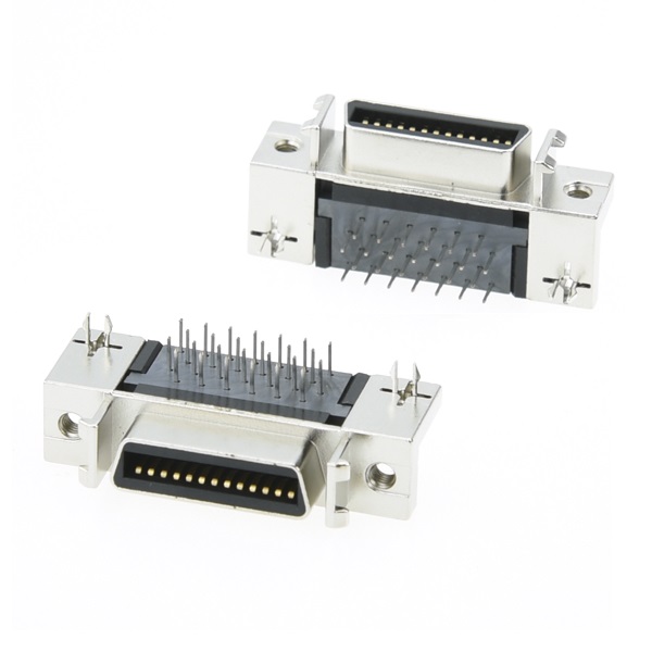 SCSI MDR 36Pin Female R/A DIP Type Connector