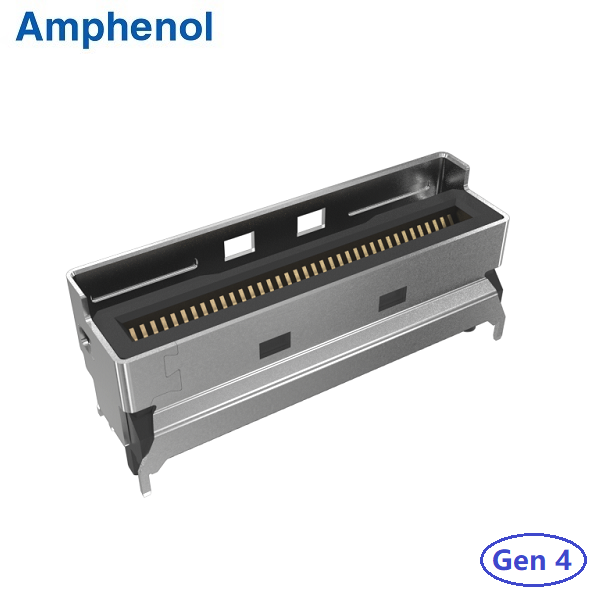 MCIO 74Pin V/T Type Connector PCIe Gen4