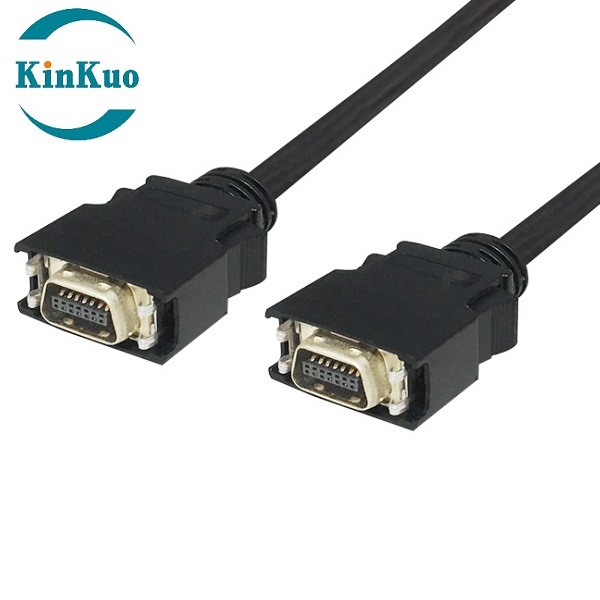 SCSI MDR 14Pin Male Cable ABS Hood (Latch Type)