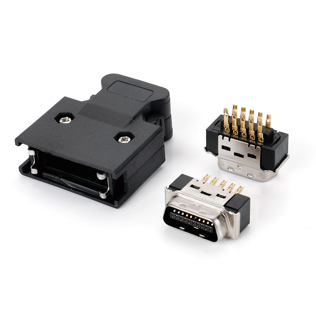 (3M型)SCSI 20Pin Male Servo Encoder Connector Latch Type
