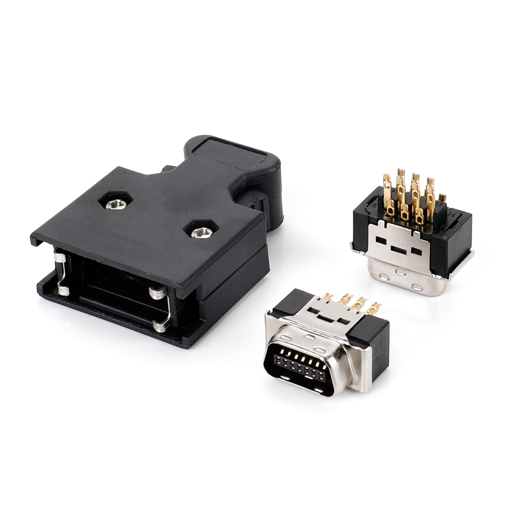 (3M型)SCSI 14Pin Male Servo Encoder Connector Latch Type