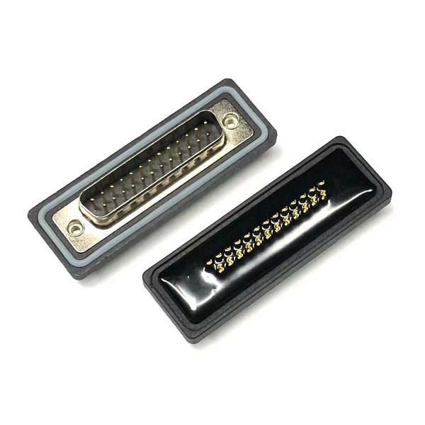 D-SUB 25Pin Male Waterproof Panel Mount Connector