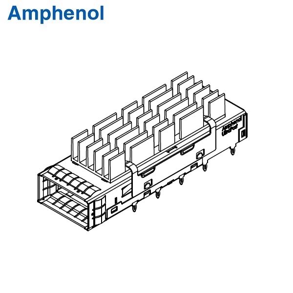 QSFP28 1x1 Cage