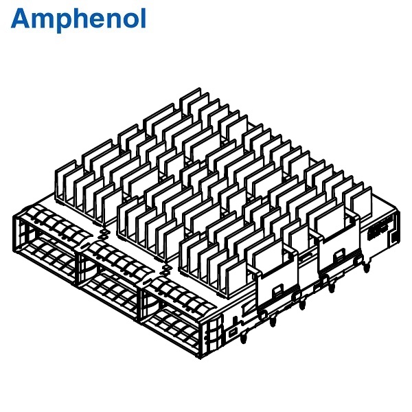 QSFP28 1x3 Cage