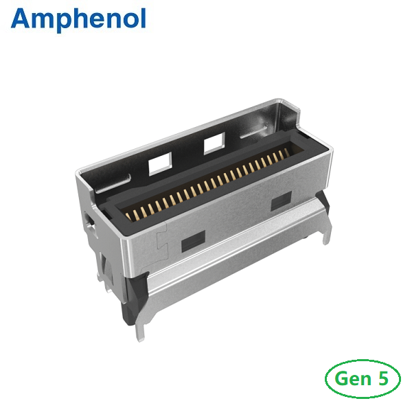 Mini Cool Edge IO(MCIO) PAM4 56G 95Ω, Vertical Connector