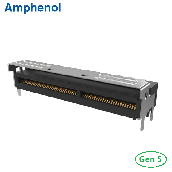 MCIO 124Pin R/A Type Connector PCIe Gen5