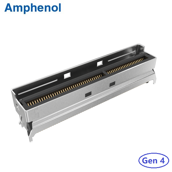 MCIO 124Pin V/T Type Connector PCIe Gen4