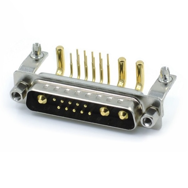 13W3 Male R/A Type Connector For PCB
