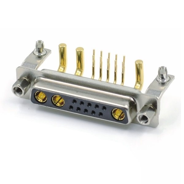 13W3 Female R/A Type Connector For PCB