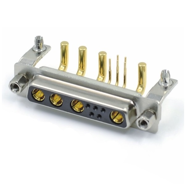 9W4 Female R/A Type Connector For PCB