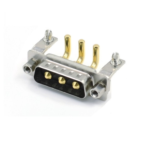 3W3 Male R/A Type Connector For PCB