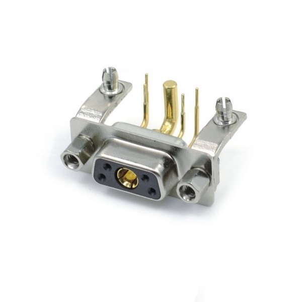 5W1 Female R/A Type Connector For PCB