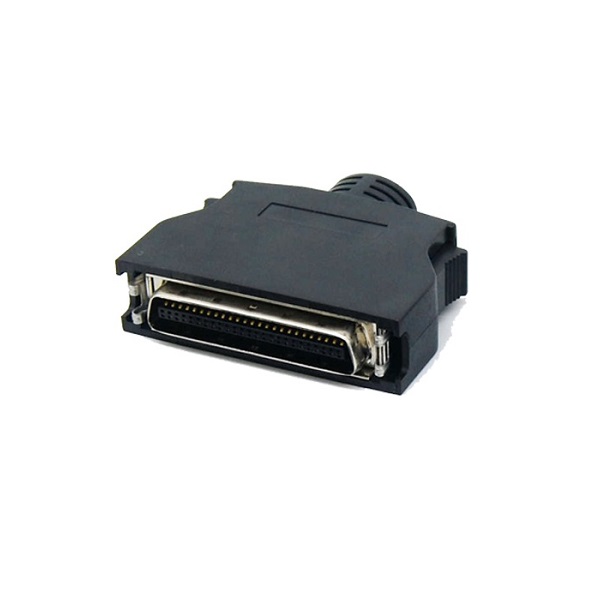 SCSI 50Pin Male Connector With ABS Hood(Latch Type)
