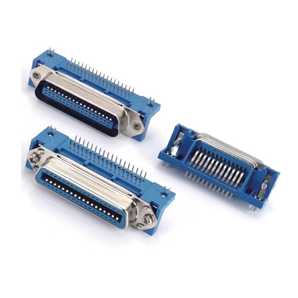 CN 57 Series Female R/A DIP Type Connector For PCB