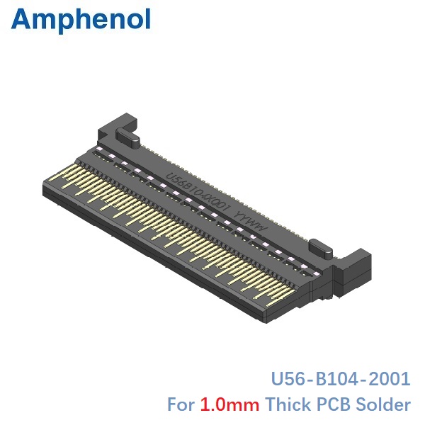 CFP2 Plug Connector For 1.0mm Thick PCB Solder