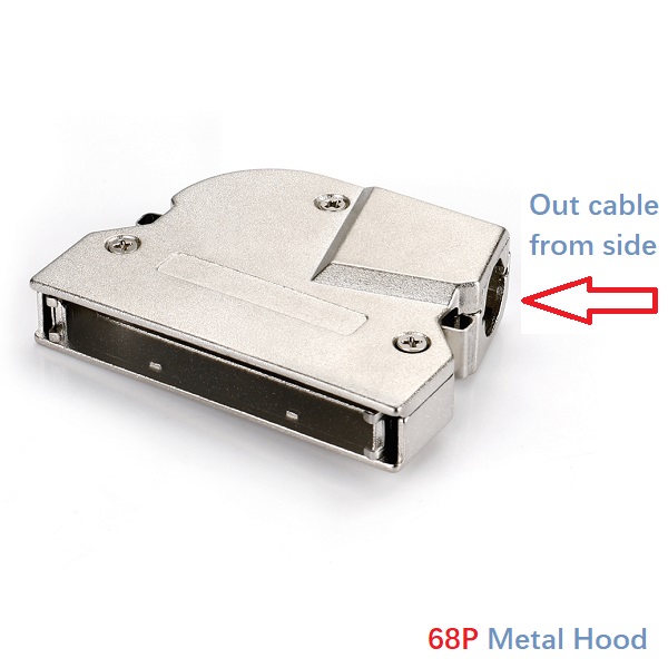 SCSI 68Pin ZINC Hood Latch Type(侧出线)