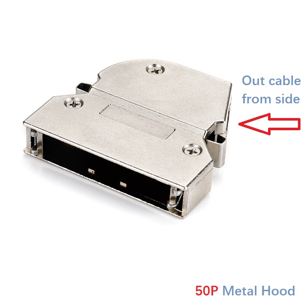 SCSI 50Pin ZINC Hood Latch Type(侧出线)