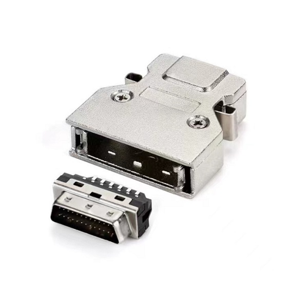SCSI-II 26Pin Male Connector With ZINC Hood(Latch Type)