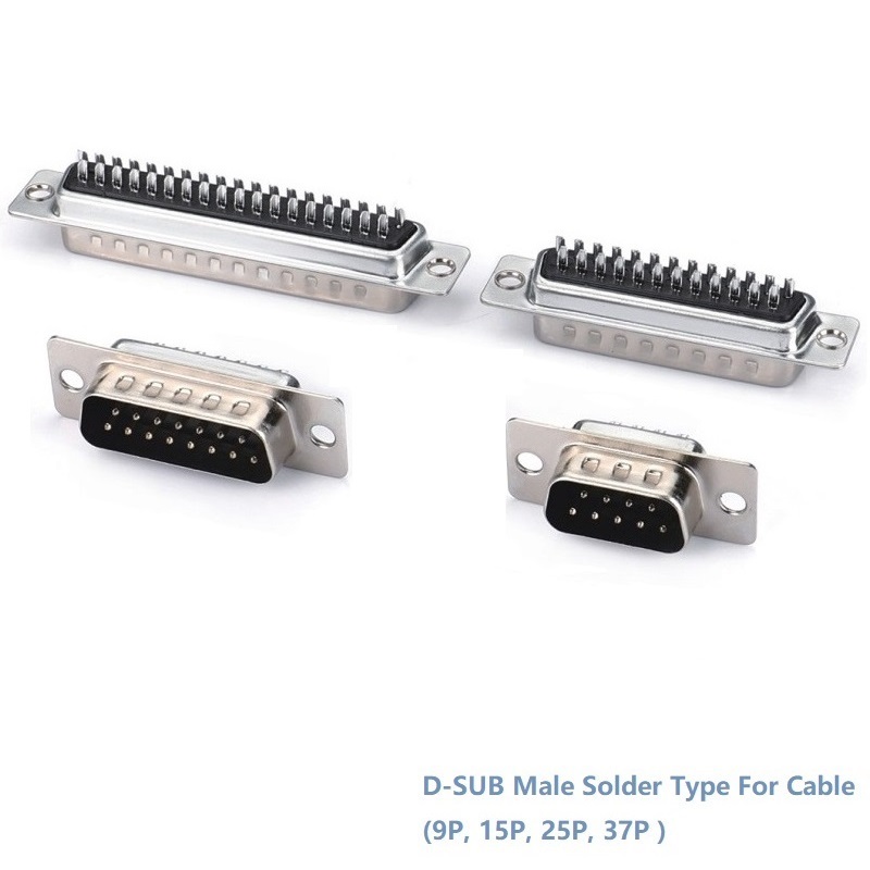 D-SUB Male Solder Type Connector(9P, 15P, 25P, 37P)Series
