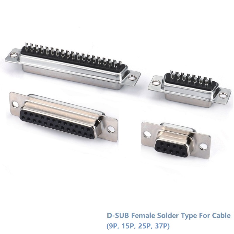 D-SUB Female Solder Type Connector(9P, 15P, 25P, 37P)Series