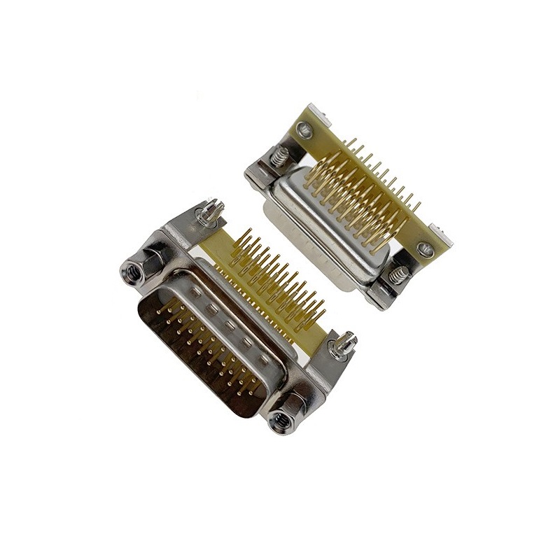 H.D-SUB 26Pin Male Machined PIN R/A Type Connector For PCB