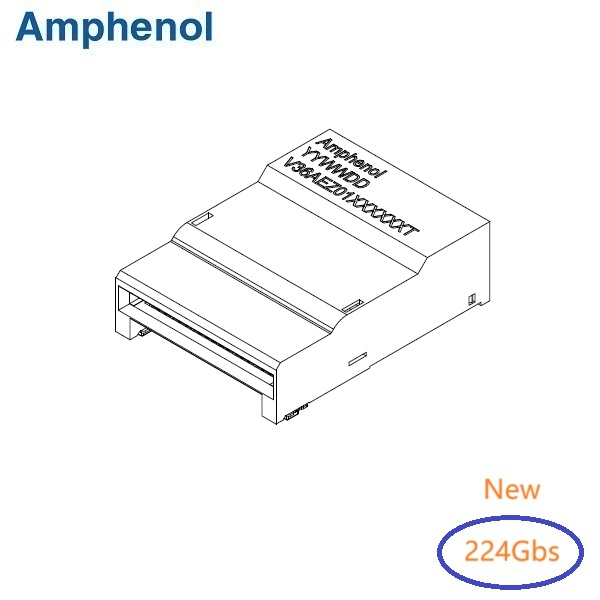QSFP-DD 224G SMT Connector